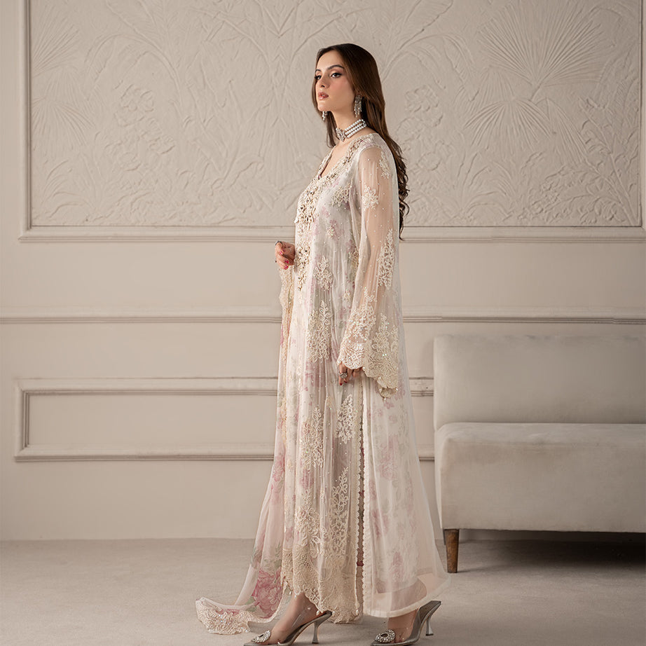 Embroidered Chiffon Suit | MPC-25-101