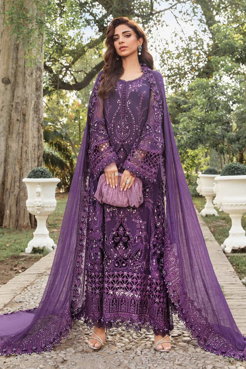 EMBROIDERED CHIFFON SUIT | MPC-24-108