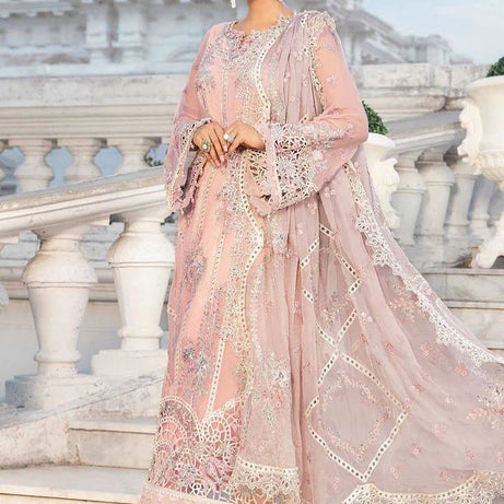 EMBROIDERED CHIFFON SUIT | MPC-24-106